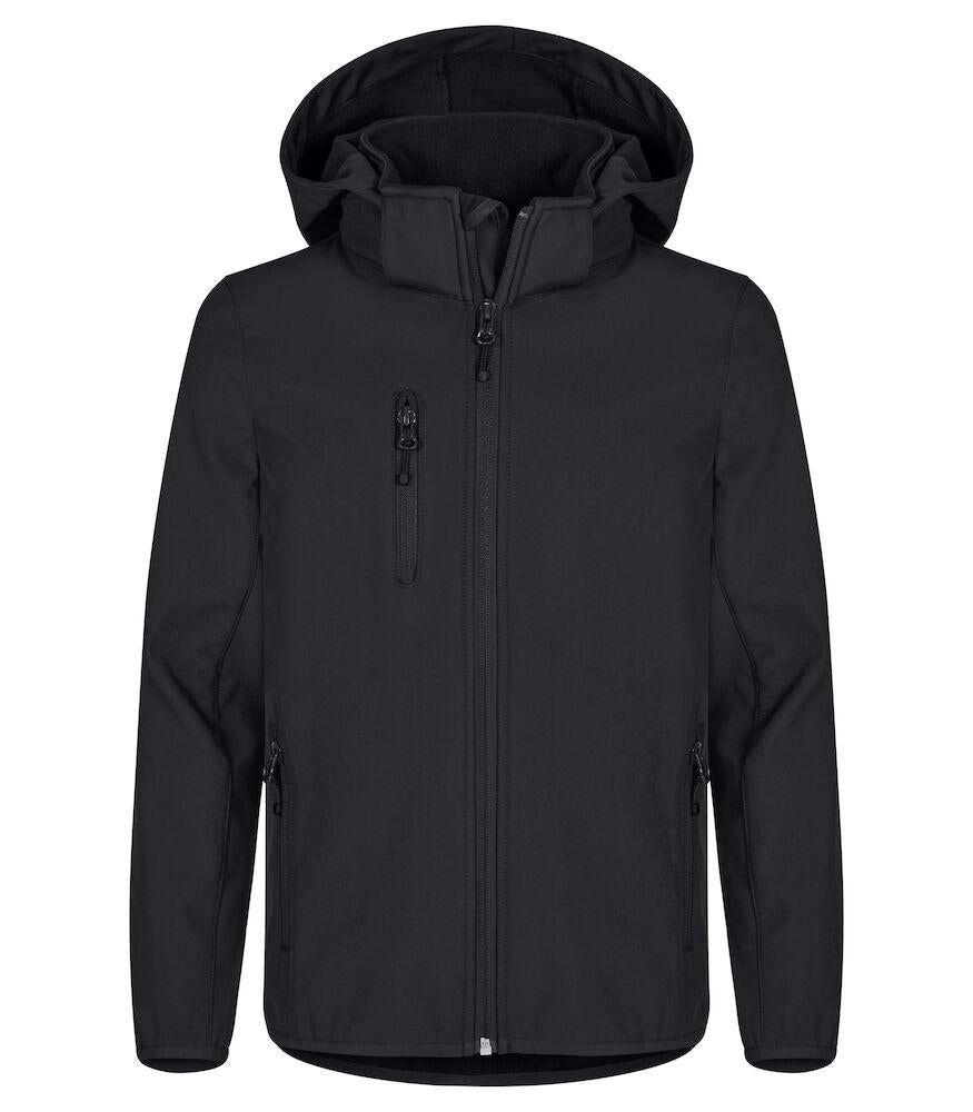 Softshell Bambino Nero Tempo Libero Impermeabile Traspirante