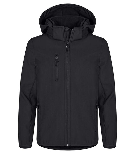 Softshell Bambino Nero Tempo Libero Impermeabile Traspirante