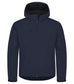 Classic Softshell Blu Triplo Strato con Cappuccio