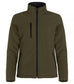 Softshell Verde Militare Giubbino Donna Imbottito da Lavoro Tempo Libero Impermeabile Traspirante