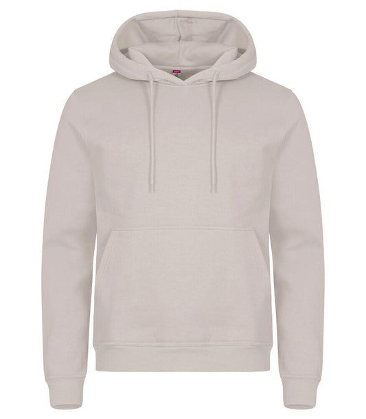 Felpa Clique Miami Grigio Pietra con Cappuccio Tascone a Marsupio