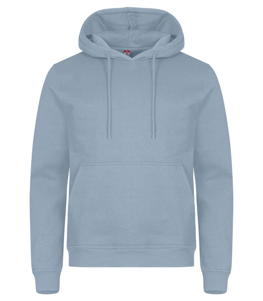 Felpa Clique Miami Azzurro Pastello con Cappuccio Tascone a Marsupio Taglie Forti