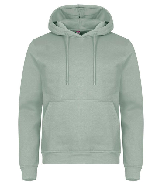 Felpa Clique Miami Verde Salvia con Cappuccio Tascone a Marsupio Taglie Forti