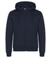 Felpa Clique Miami Blu Navy con Zip e Cappuccio Taglie Forti