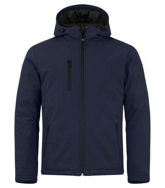 Softshell Blu Giubbino Imbottito da Lavoro con Cappuccio Tempo Libero Impermeabile Traspirante Taglie Forti