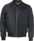 Giacca Bomber Nero Giubbino Vintage Reversibile Taglie Forti