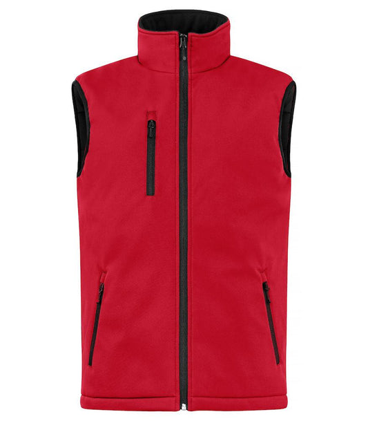 Gilet Softshell Rosso Giubbino Imbottito da Lavoro Tempo Libero Impermeabile Traspirante