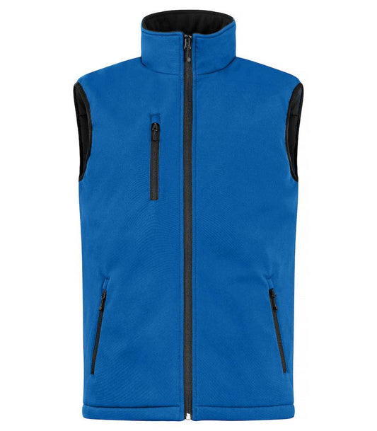 Gilet Softshell Royal Azzurro Giubbino Imbottito da Lavoro Tempo Libero Impermeabile Traspirante