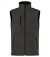 Gilet Softshell Grigio Antracite Giubbino Imbottito da Lavoro Tempo Libero Impermeabile Traspirante