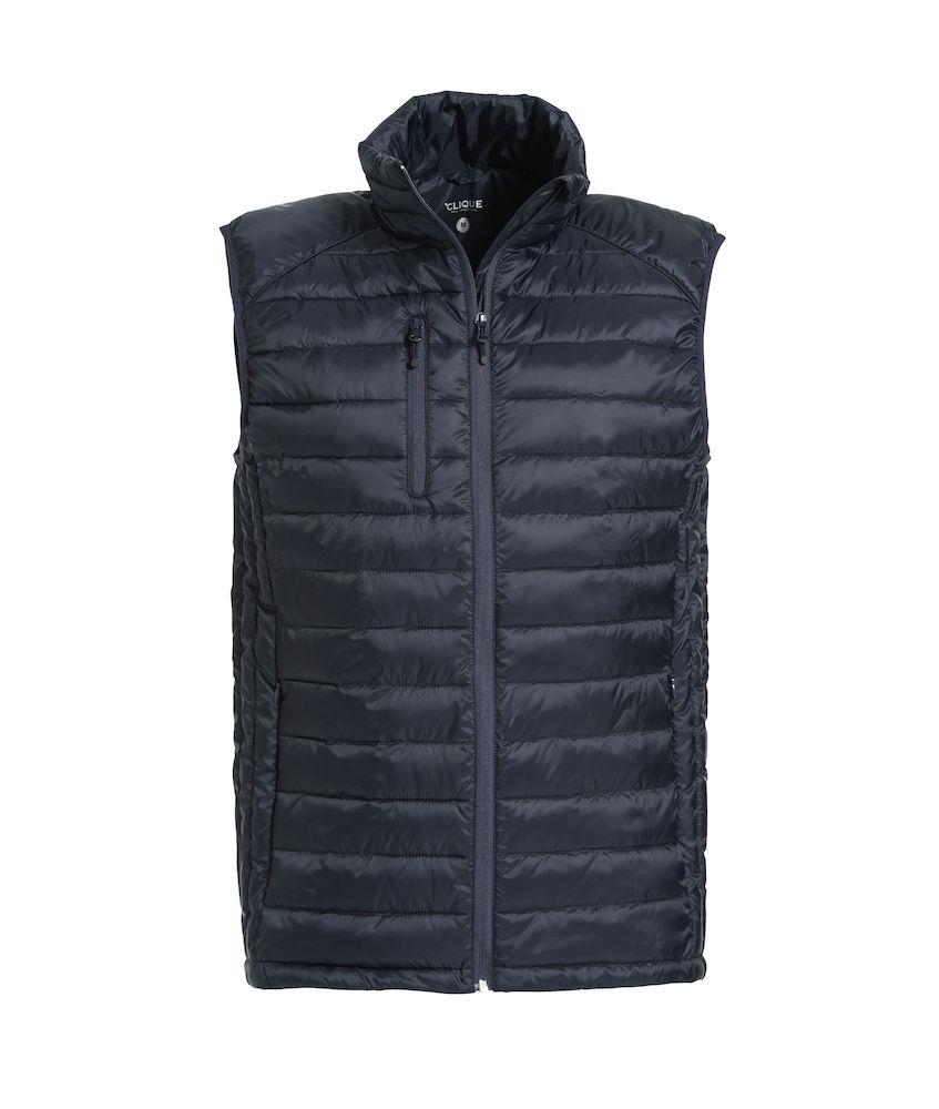 Gilet Hudson Blu Donna Piumino Smanicato con Tasche