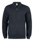 Felpa Clique Cardigan Nero Felpa Uomo con Zip Cotone Organico Ecosostenibile