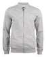 Felpa Clique Cardigan Grigio Melange Felpa Uomo con Zip Cotone Organico Ecosostenibile Taglie Forti