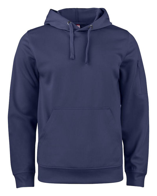 Felpa Tecnica Blu Felpa Cappuccio Sportiva Basic Taglie Forti