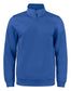 Felpa Tecnica Active Royal Azzurro Felpa Sportiva Mezza Zip Taschino su Manica Taglie Forti