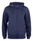 Felpa Tecnica Blu Felpa Zip Cappuccio Sportiva con Tasche