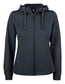 Felpa Tecnica Nero Felpa Donna Zip Cappuccio Sportiva con Tasche