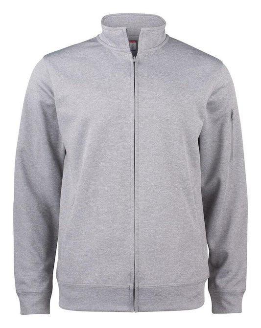 Cardigan Active Grigio Melange Giacca con Zip Intera e Tasche Unisex