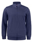 Cardigan Active Blu Giacca con Zip Intera e Tasche Unisex Taglie Forti