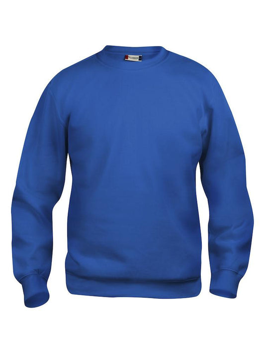 Felpa Clique Basic Royal Azzurro Girocollo