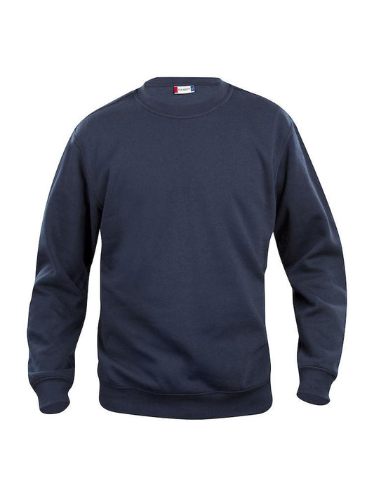 Felpa Clique Basic Blu Navy Girocollo