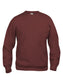 Felpa Clique Basic Bordeaux Girocollo Taglie Forti