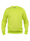 Felpa Clique Basic Lime Girocollo Taglie Forti