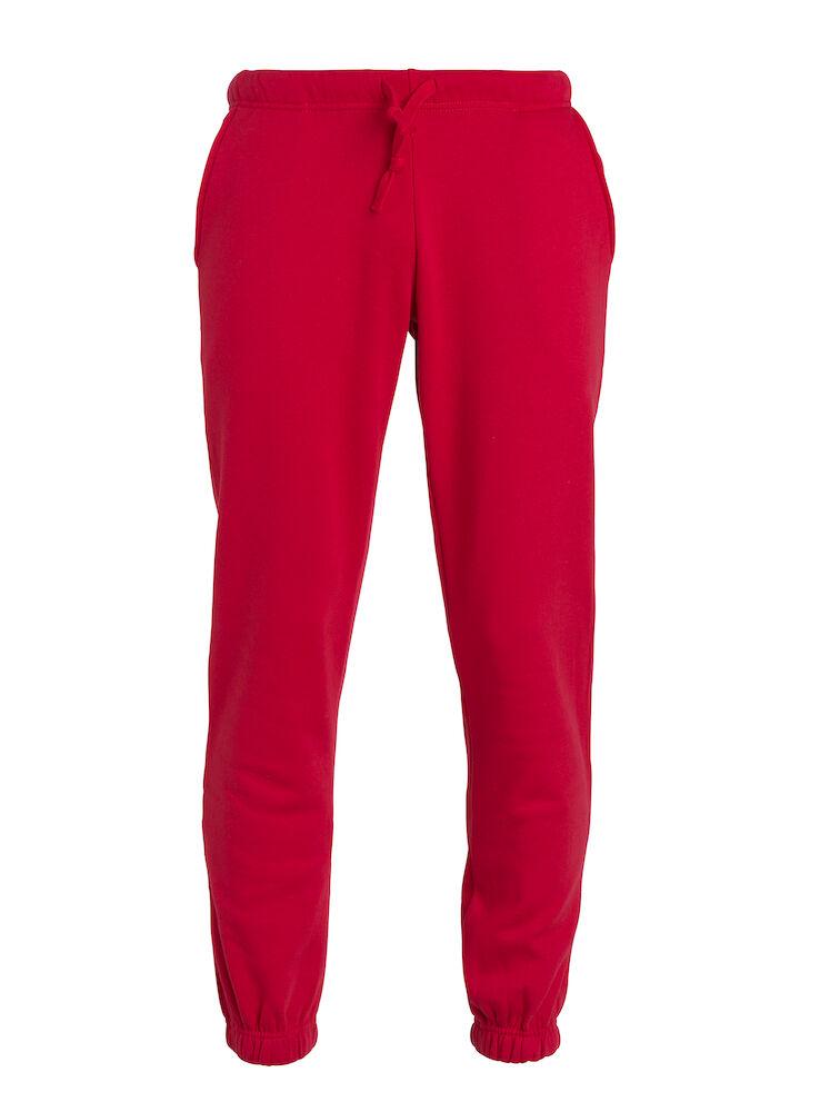 Pantaloni Felpa Basic Rosso Pantaloni Sportivi Tempo Libero