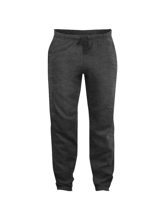 Pantaloni Felpa Basic Antracite Melange Pantaloni Sportivi Tempo Libero