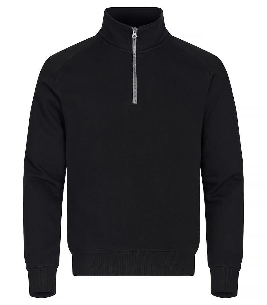 Felpa Classic Mezza Zip Nero