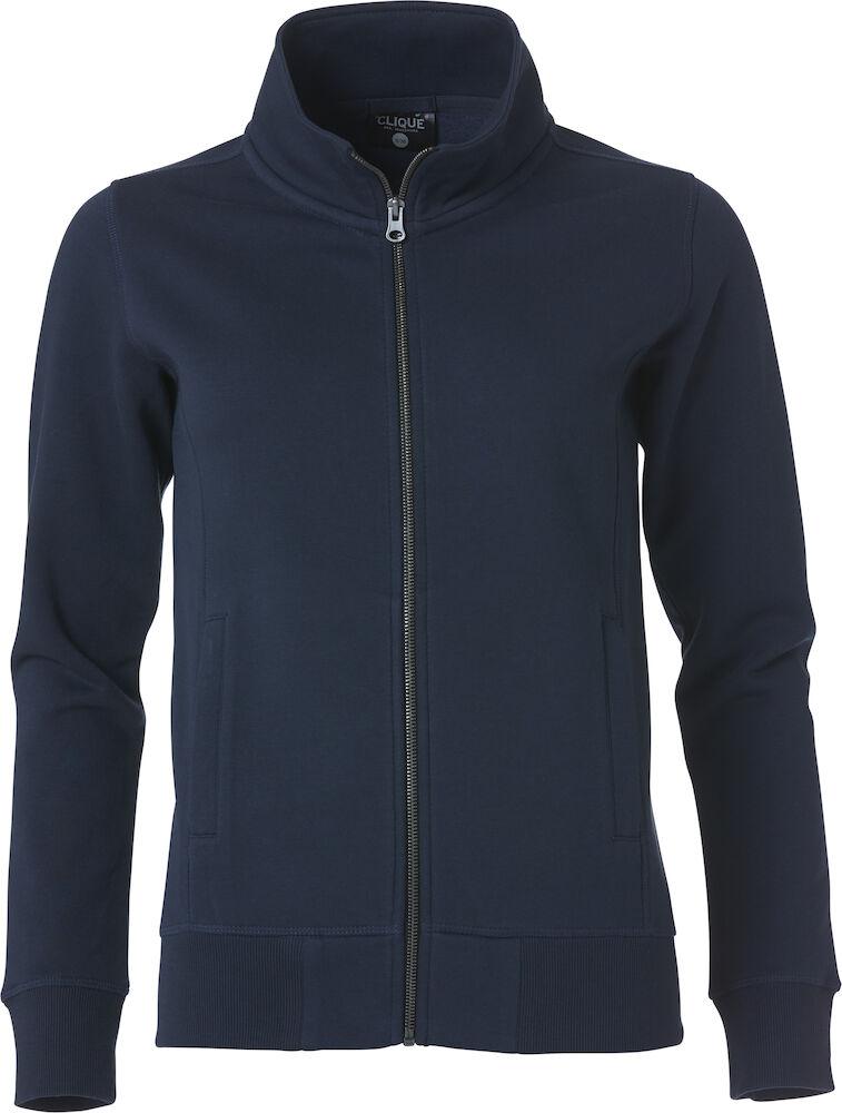 Felpa Classic Cardigan Blu Donna Giacca in Felpa con Zip