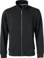 Felpa Clique Classic Nero French Terry Jacket Zip Intera Uomo