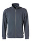 Felpa Clique Classic Grigio French Terry Jacket Zip Intera Uomo Taglie Forti