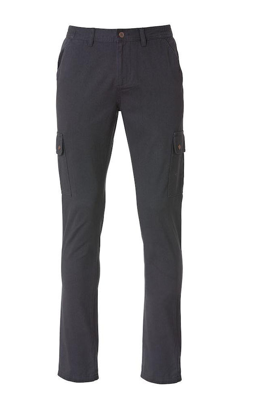 Pantalone Cargo Grigio con Tasconi Pantalone da Lavoro Tempo Libero Multitasche