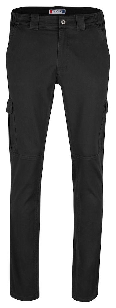 Pantalone Cargo Nero Tasconi Laterali Autista Magazziniere Officina