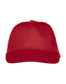 Cappellino Texas Rosso Cappellino 5 Pannelli Chiusura Velcro