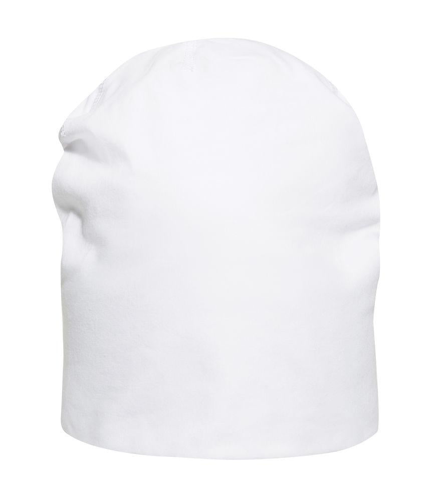 Cuffia Saco Bianco Cappellino Elasticizzato in Cotone