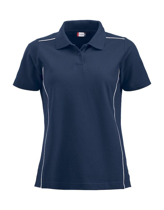 Polo Alpena Blu Polo Donna con Profili