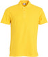 Basic Polo Giallo Polo Manica Corta