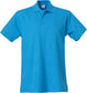 Basic Polo Turchese Azzurro Polo Manica Corta