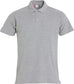 Basic Polo Grigio Melange Polo Manica Corta