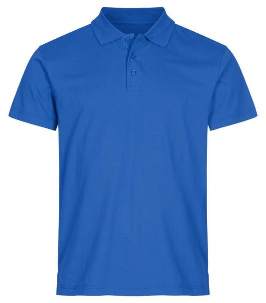 Basic Polo Royal Azzurro Polo Manica Corta Taglie Forti