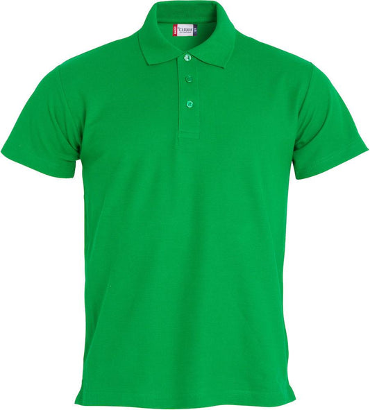 Basic Polo Verde Acido Polo Manica Corta Taglie Forti