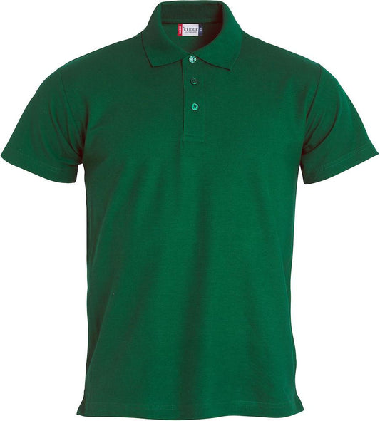 Basic Polo Verde Bottiglia Polo Manica Corta Taglie Forti