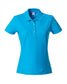 Basic Polo Turchese Azzurro Polo Manica Corta Donna