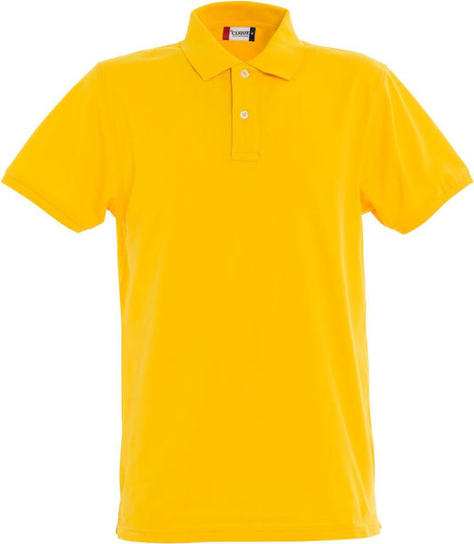 Polo Clique Premium Giallo Elasticizzata 215 Grammi