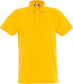 Polo Clique Premium Giallo Elasticizzata 215 Grammi Taglie Forti