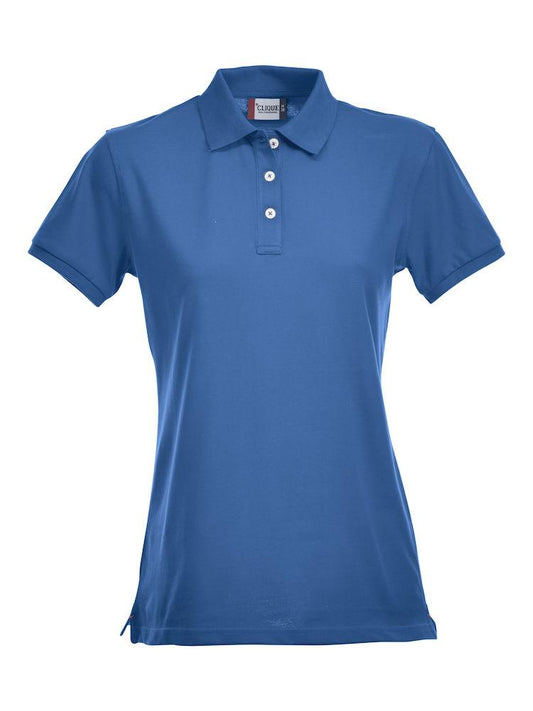 Polo Clique Premium Elasticizzata Royal Donna 215 Grammi