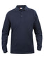 Polo Clique Classic Lincoln Manica Lunga Blu Navy 200 Grammi