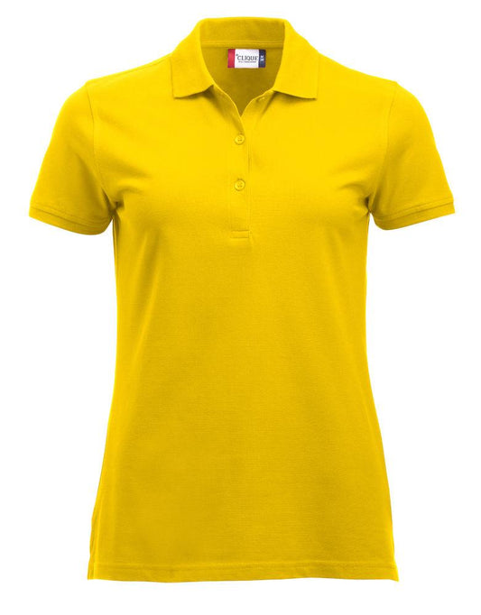 Polo Clique Classic Marion Donna Giallo Polo Cotone 200 Grammi