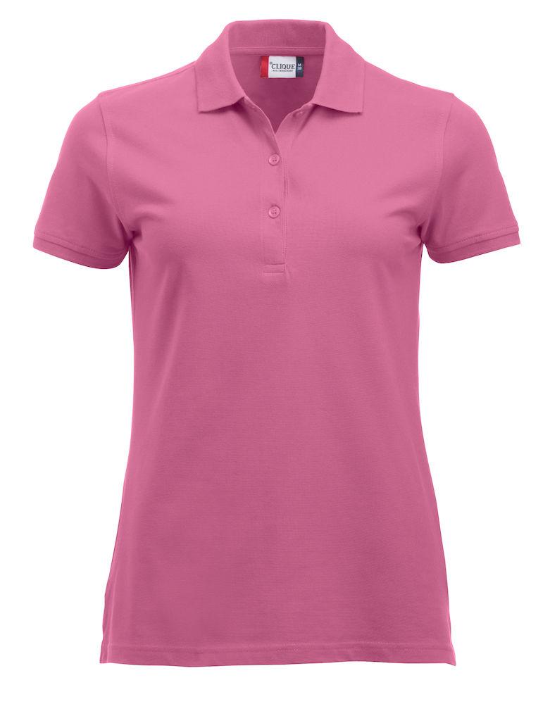 Polo Clique Classic Marion Donna Rosa Polo Cotone 200 Grammi